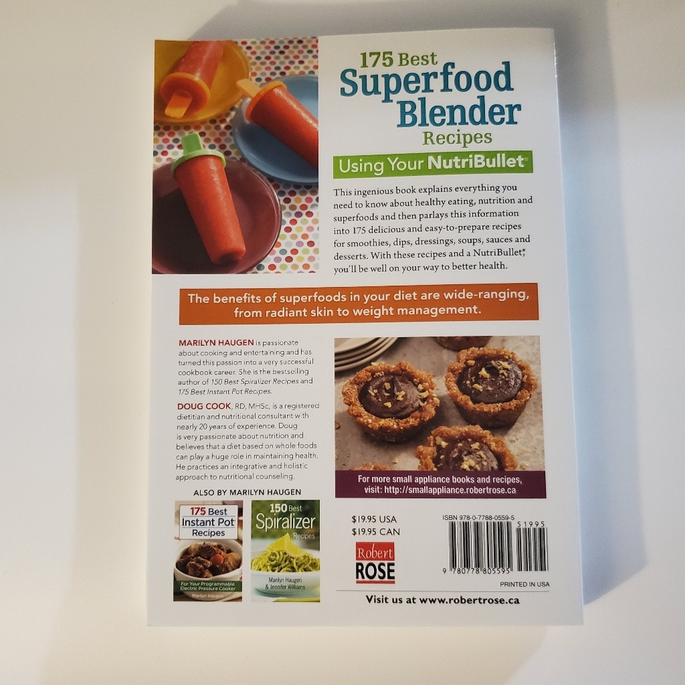 Superfood Blender Recipe Book Paperback - Picture 2 of 7